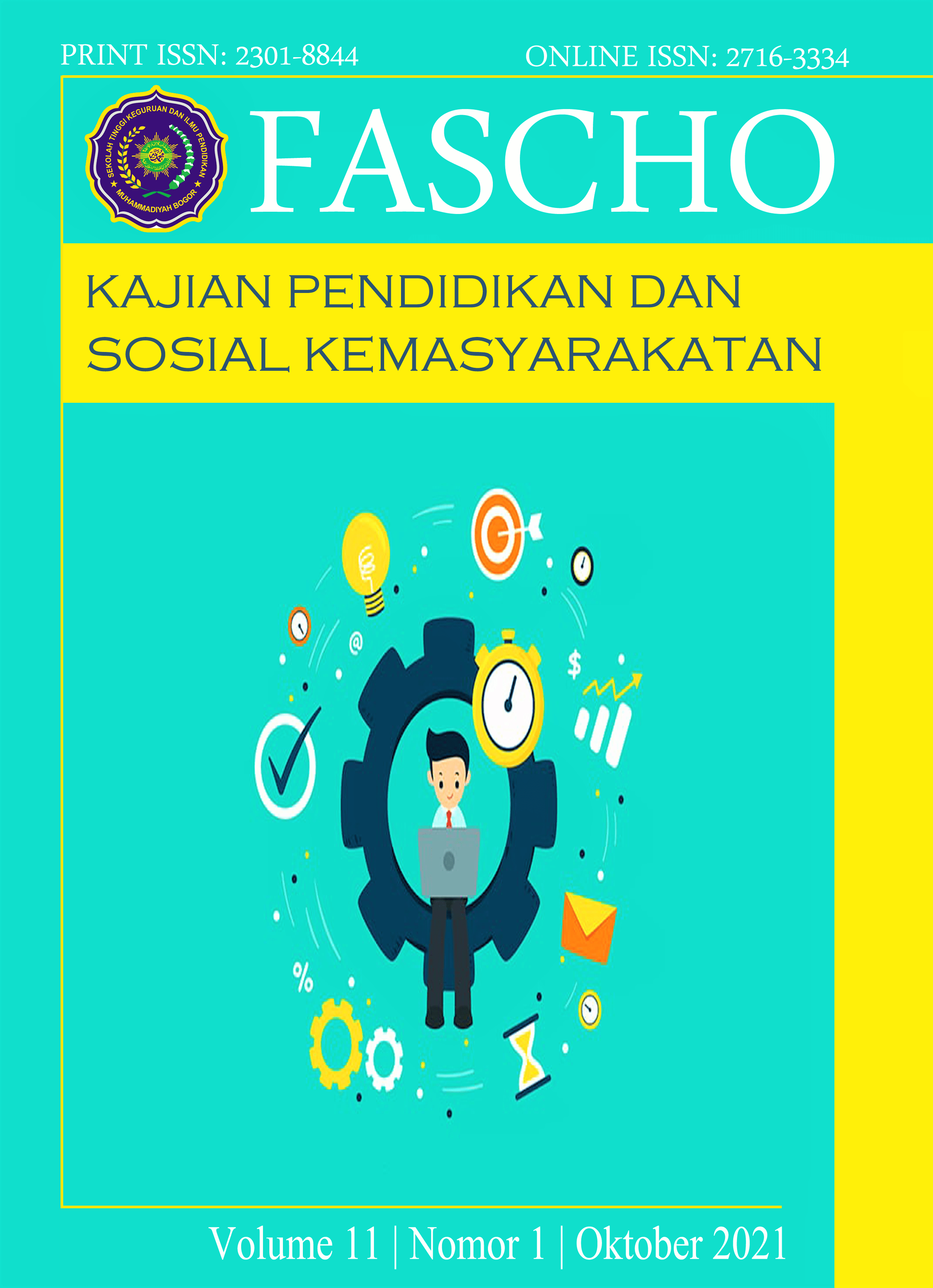 					View Vol. 11 No. 1 (2021): Jurnal Fascho: Kajian Pendidikan dan Sosial Kemasyarakatan
				